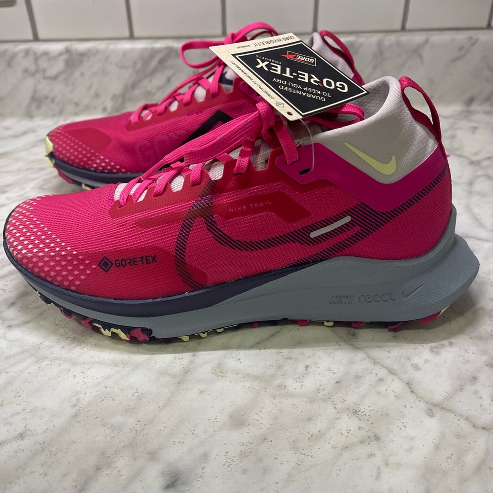 Women’s Nike React Pegasus Trail 4 Gore-Tex Waterproof Trail Running Sneakers